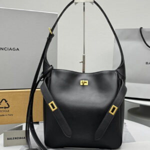 Balenciaga Bel Air Small Hobo Bag Black